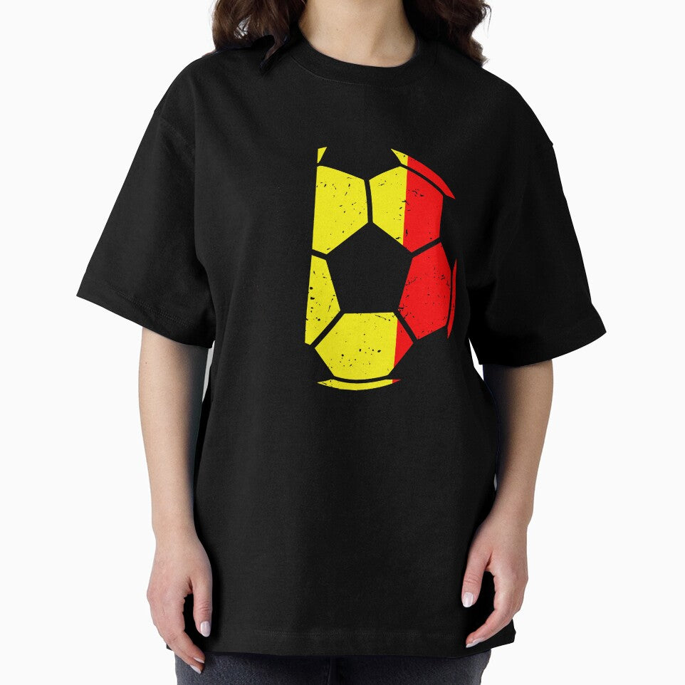Belgium Soccer Ball Flag Jersey Football Fan by GabrieSketcham