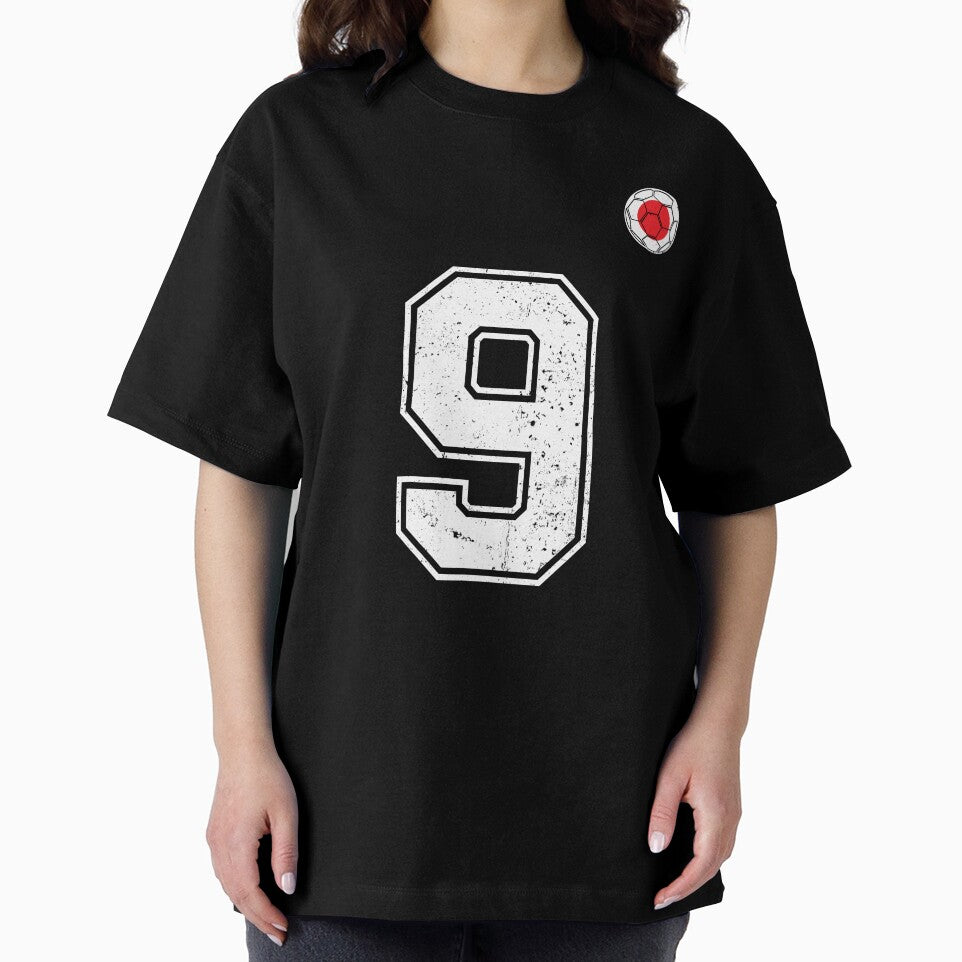 Japan Soccer Number 9 Vintage Sports Fan by LiviuGligoros