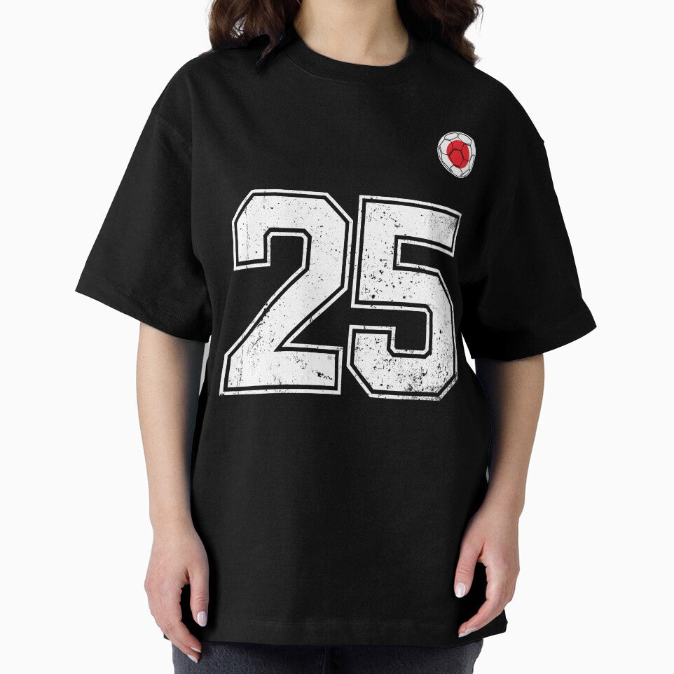 Japan Soccer Number 25 Vintage Sports Fan by LiviuGligoros