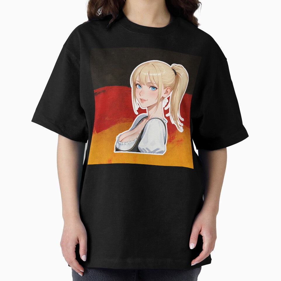 German Dirndl Waifu Germany Football World Cup by Shirt-Otakus
