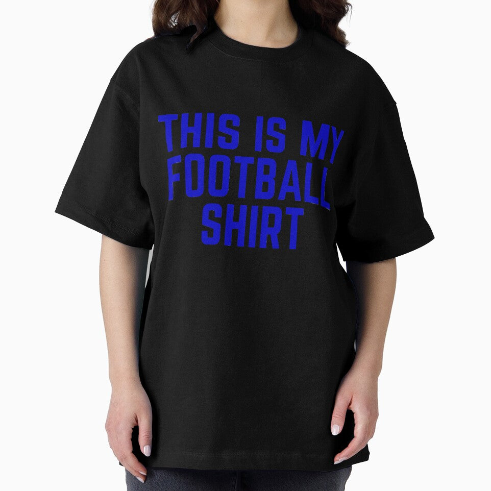 Football Team Colors Blue Game Day by atalia8932