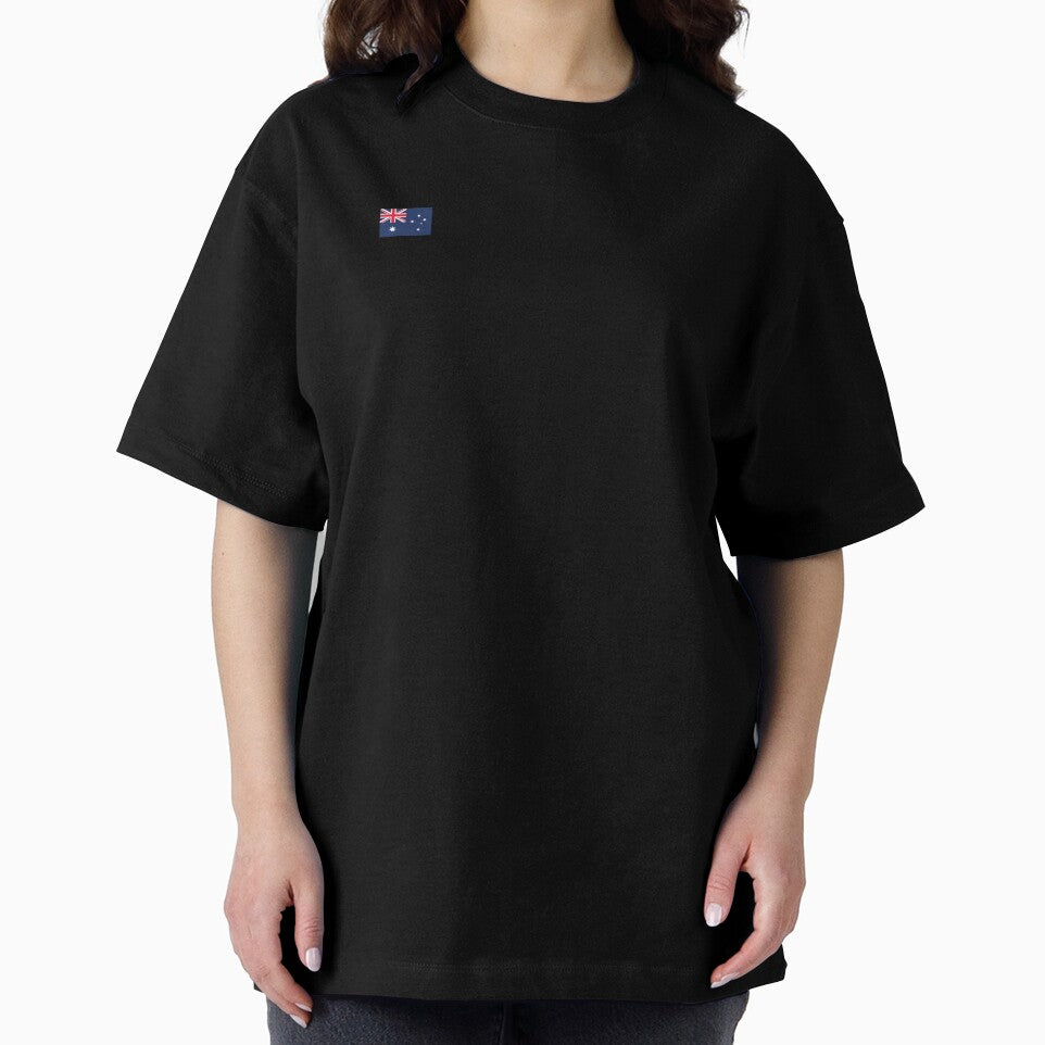 Australia with Small Flag (Black Text) by STUDIO-72