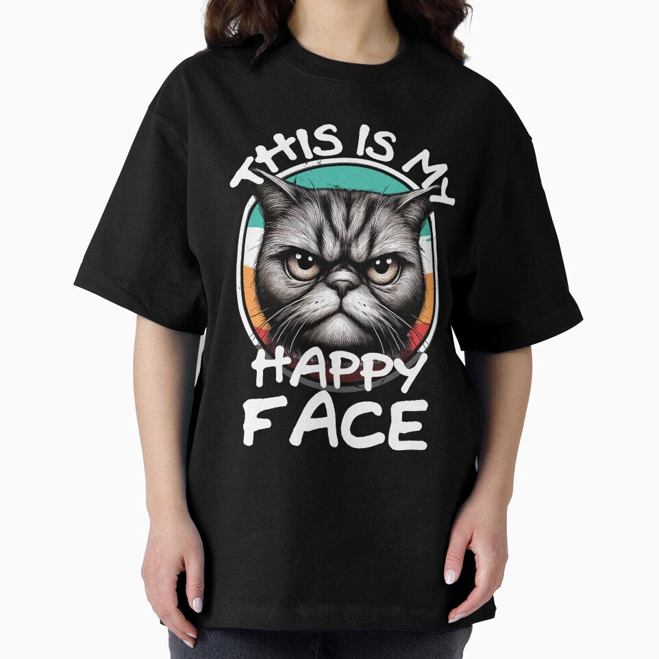 This Is My Happy Face Black British Short Hair Lover by JerdbordinShop