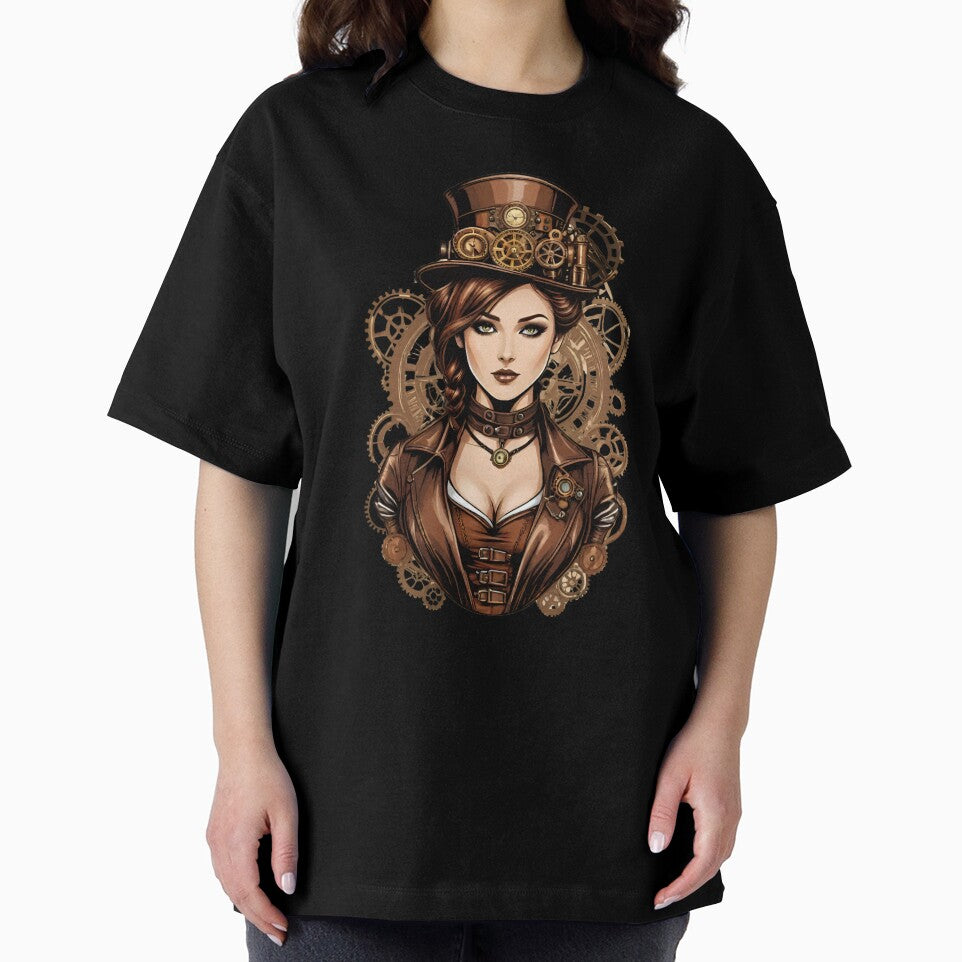 Steampunk Woman Vintage Retro Style by MusesWhispers