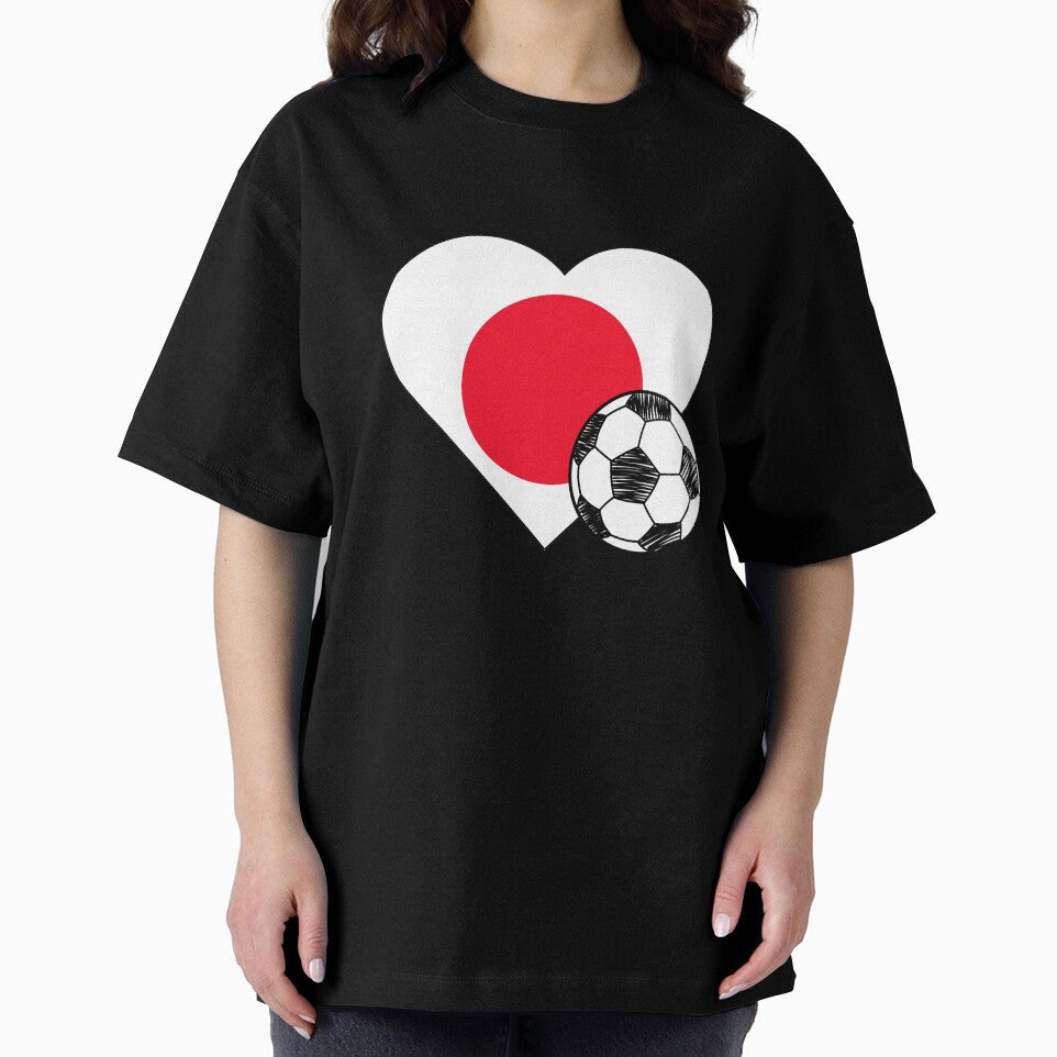 Japan Soccer Heart Design by FinalScoreClub