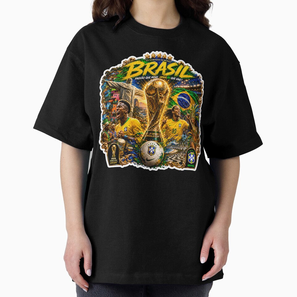 Brazil World Cup 2026 Sticker – Brazilian Football Passion, FIFA Trophy, Rio de Janeiro & Samba Celebration by NorthernDk_art