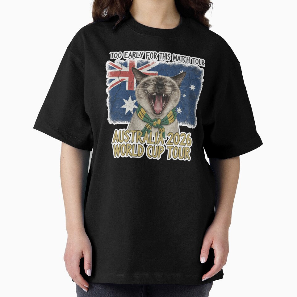 Too Early For This Match Tour — Australia World Cup Rock Shirt by catastrocat