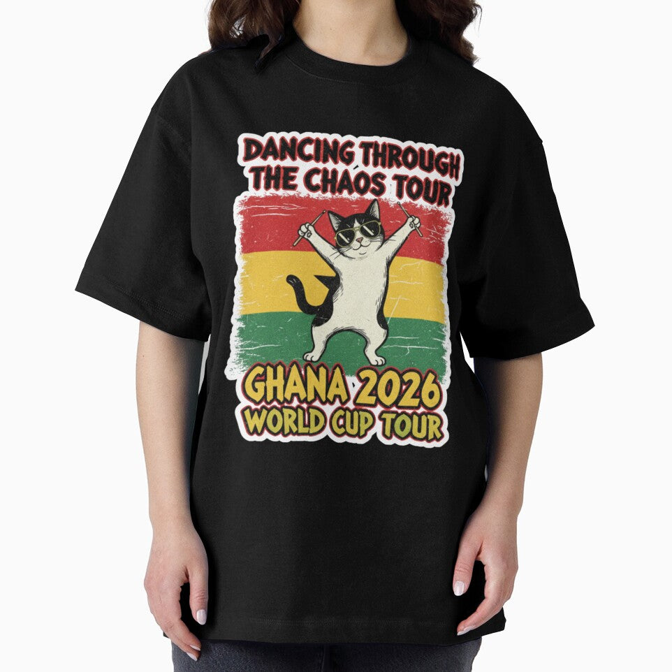 Dancing Through the Chaos Tour — Ghana World Cup Rock Shirt by catastrocat