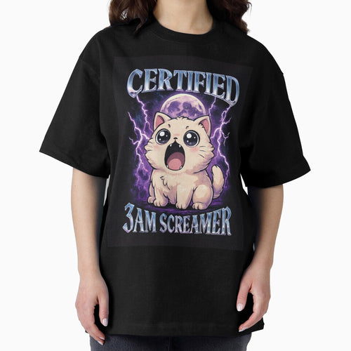 3AM Screamer – Kawaii Chaos Cat by catastrocat