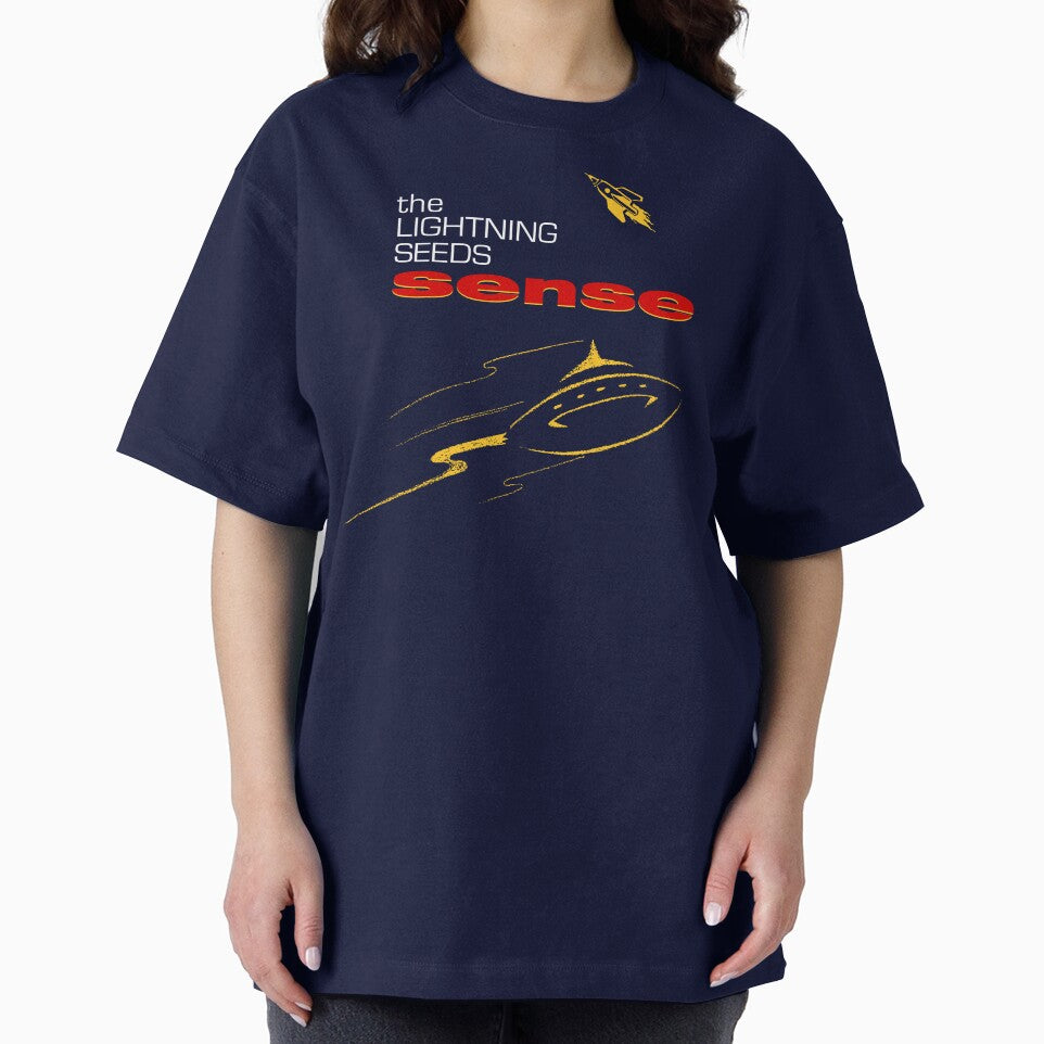 The Lightning Seeds, Pure, Sense, Life Of Riley, Jolification, vintage britpop remake by ElasticaShirts