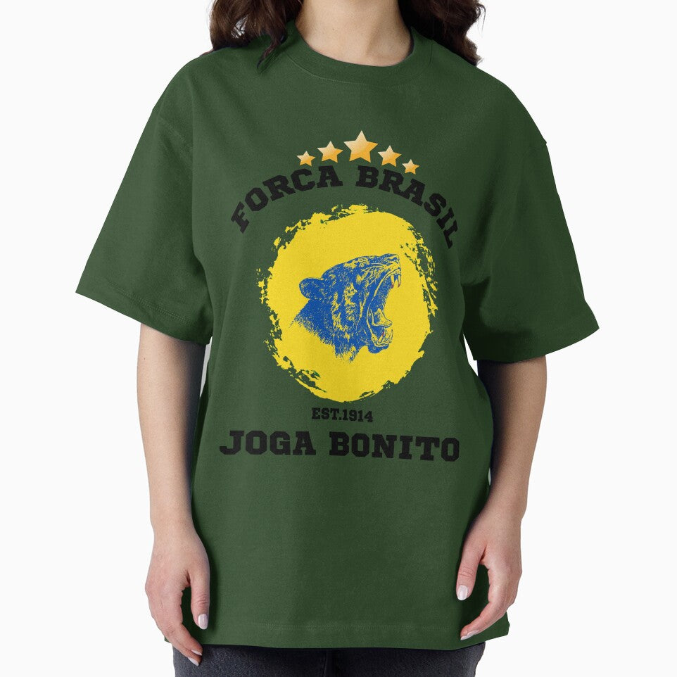 Forca Brasil Jaguar Football Fan Graphic by WildTrace
