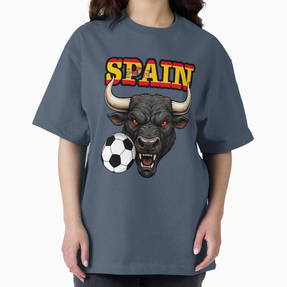 Spain Football Bull Mascot Sport Logo by Sarah'sCreativeLab
