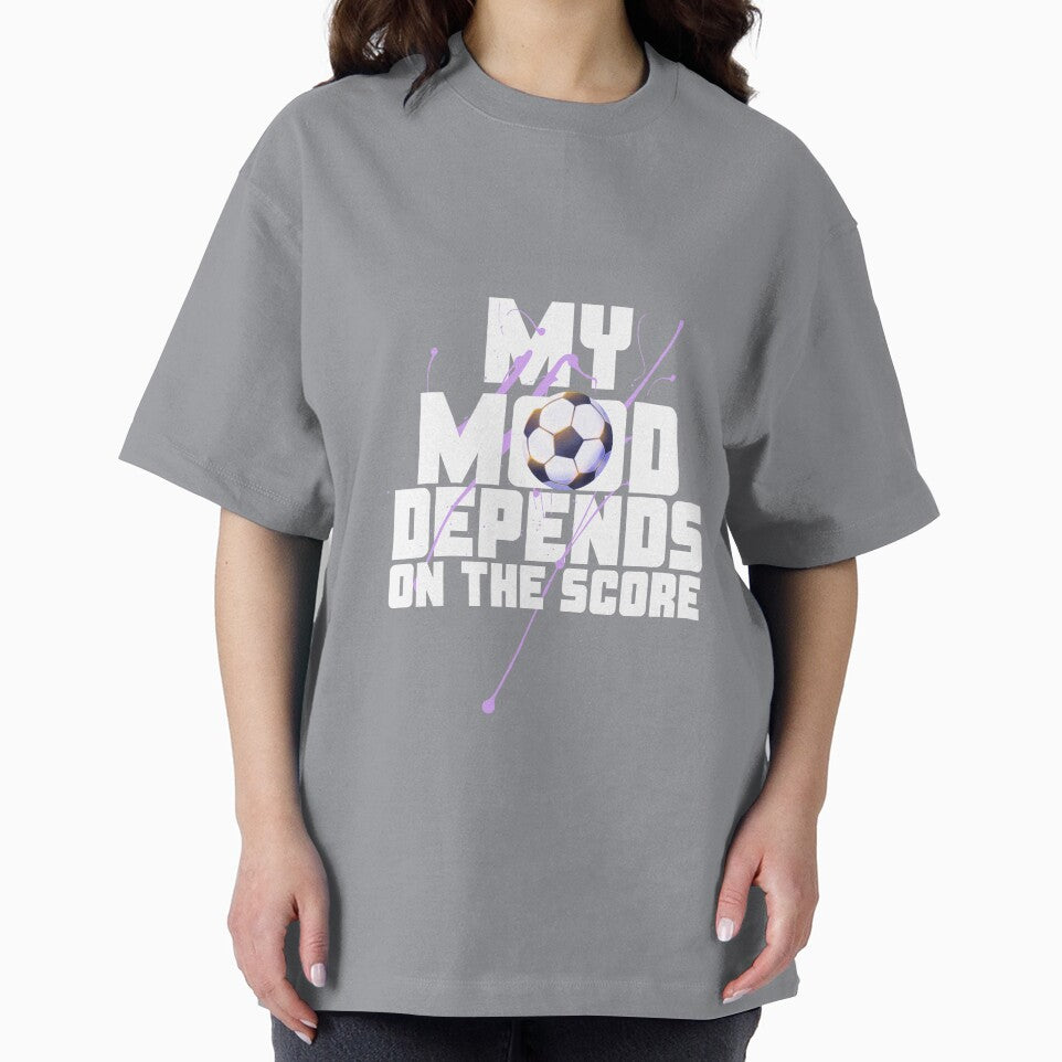 My Mood Depends on the Score Soccer Fan by Tattyarts