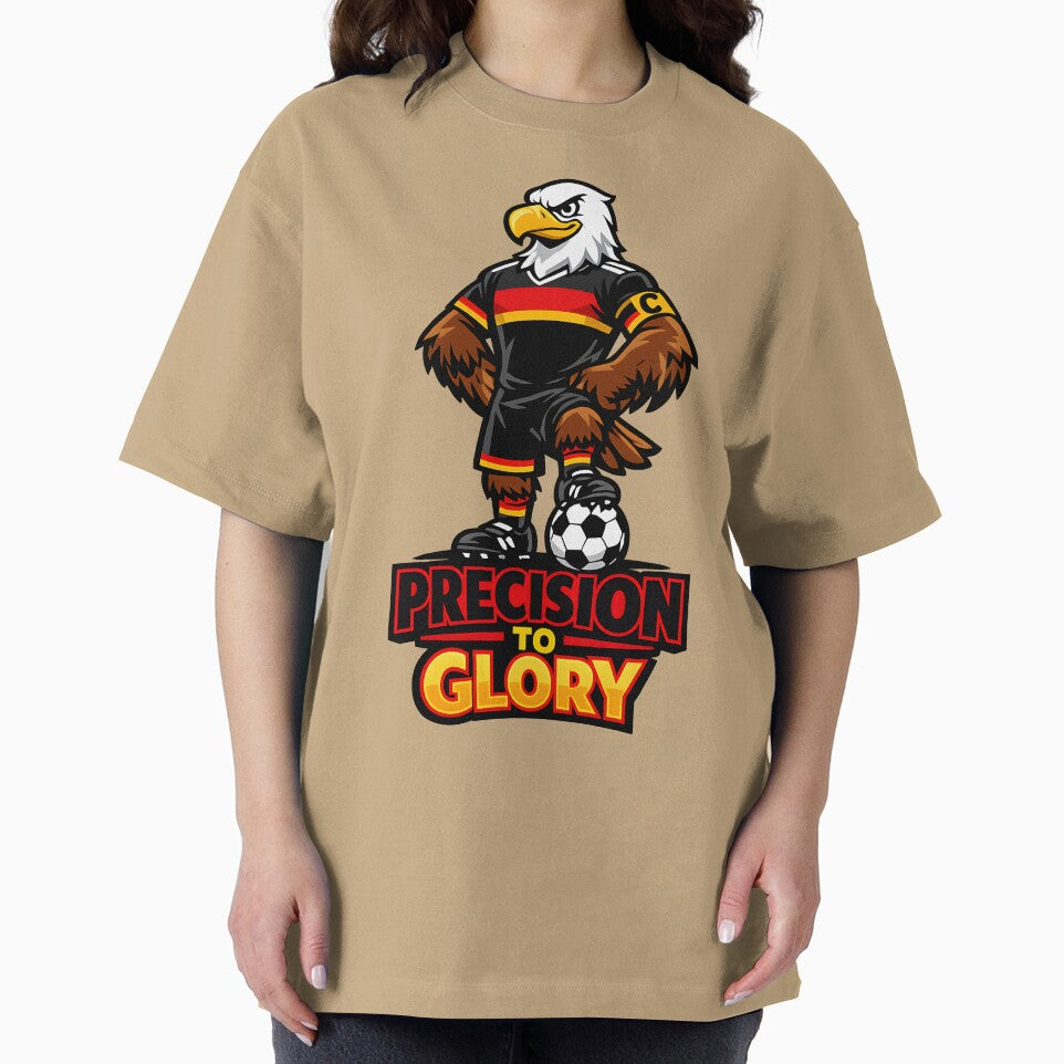 Germany Eagle Soccer Mascot – Precision to Glory Football Fan T-Shirt & Sticker by  Artistry in Motion by MADsrecreation