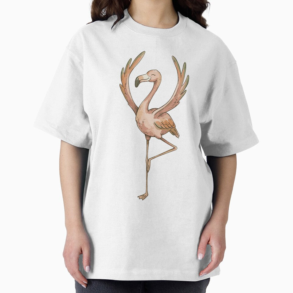 Cute Yoga: Tree Pose Flamingo by bapupa