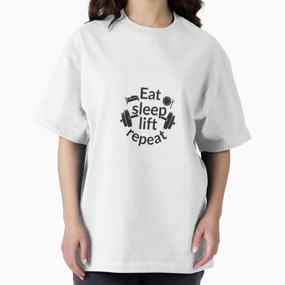 Eat Sleep Lift Repeat Gym Sticker Fitness Routine Workout Lifestyle by ArmoniaJustin