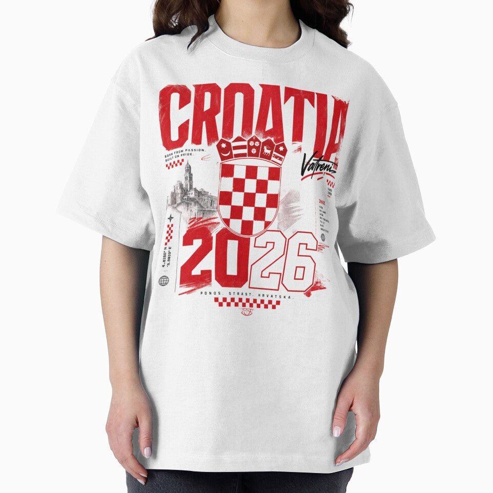 Croatia 2026 Football World Cup Glory | Vatreni Fan Supporter Shirt by rushaib