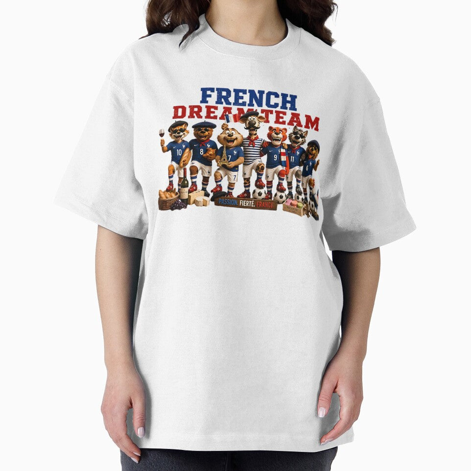 French Dream Team Soccer Fans – Funny France World Cup Supporter Mascots by WabiSabiSjak