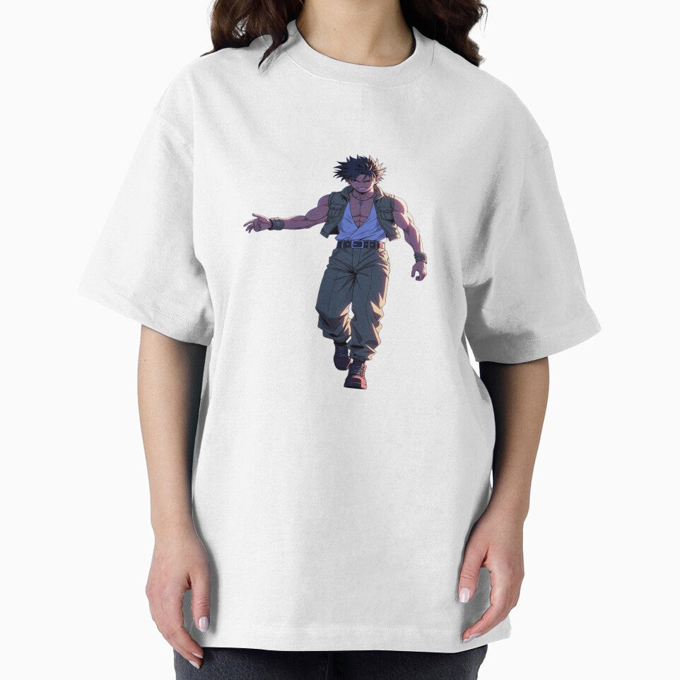 Anime Festival Warrior – Streetwear Muscle Art | Coachella Aesthetic Anime T-Shirt & Sticker by Sushikidsntod