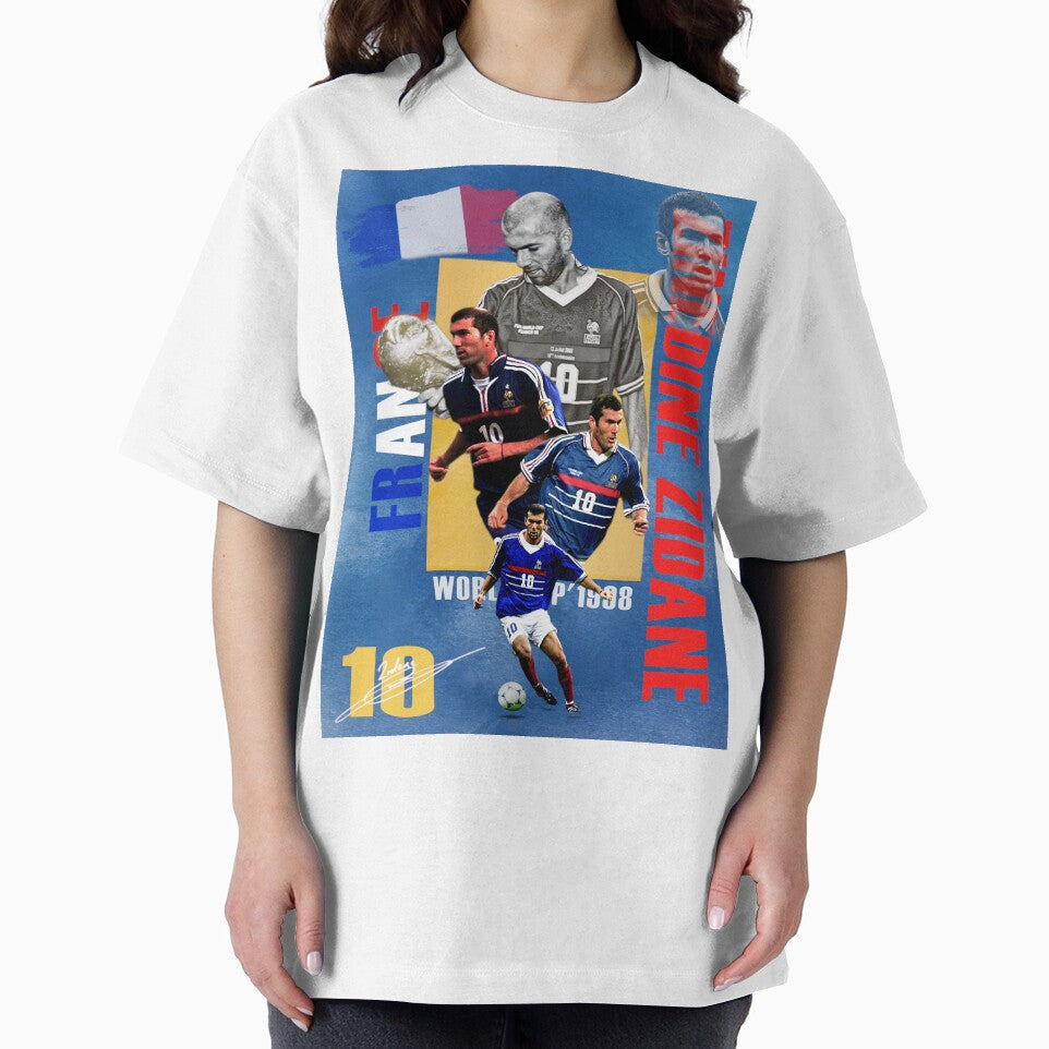 Zinedine Zidane 10 France National Team Poster by Af-RT10