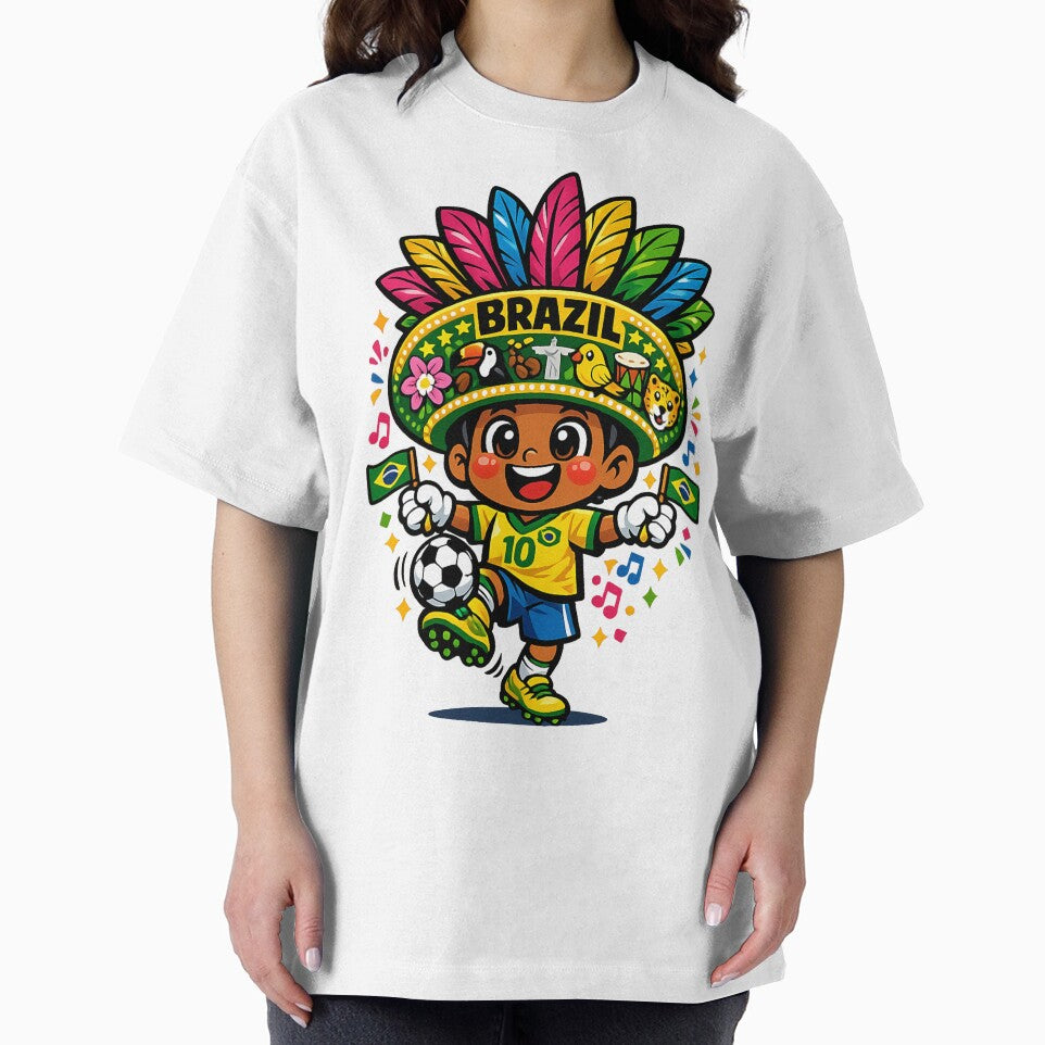 Brazil Football Soccer Mascot | Carnival football tournament Fan Art 2026 by Youngkev-arts