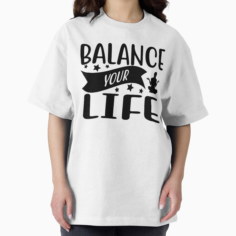 Yoga Quote Balance Your Life Motivational Saying by SoccaTamam