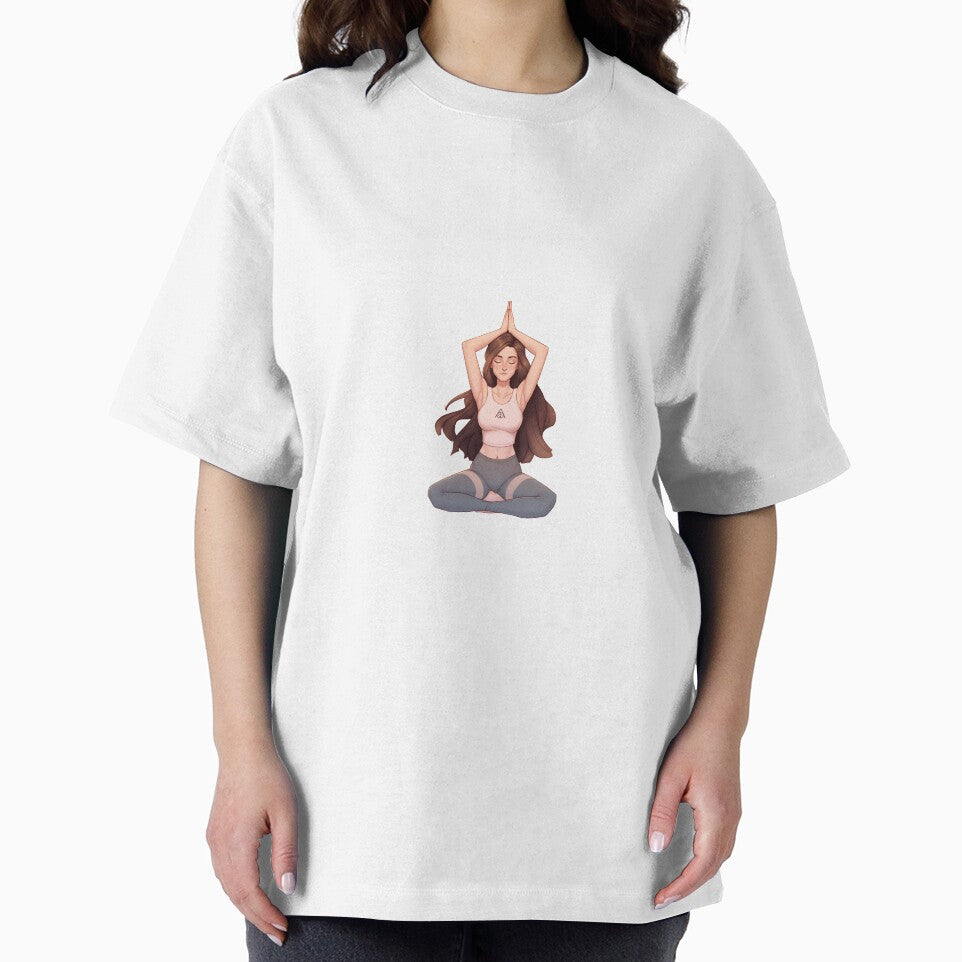Yoga pose t-shirt by TeeJoyful