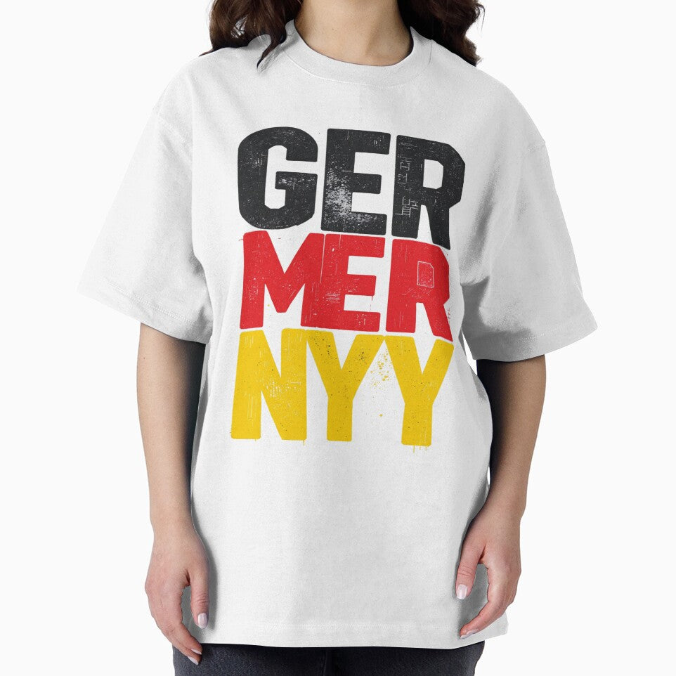 Germany Electric Fracture Football Tee by jackbermess