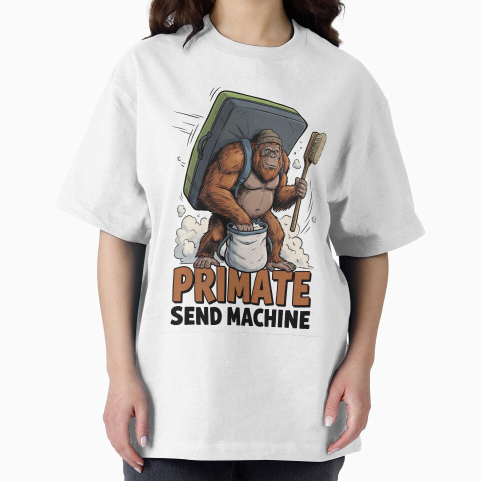 Primate send machine by orangutanstyle