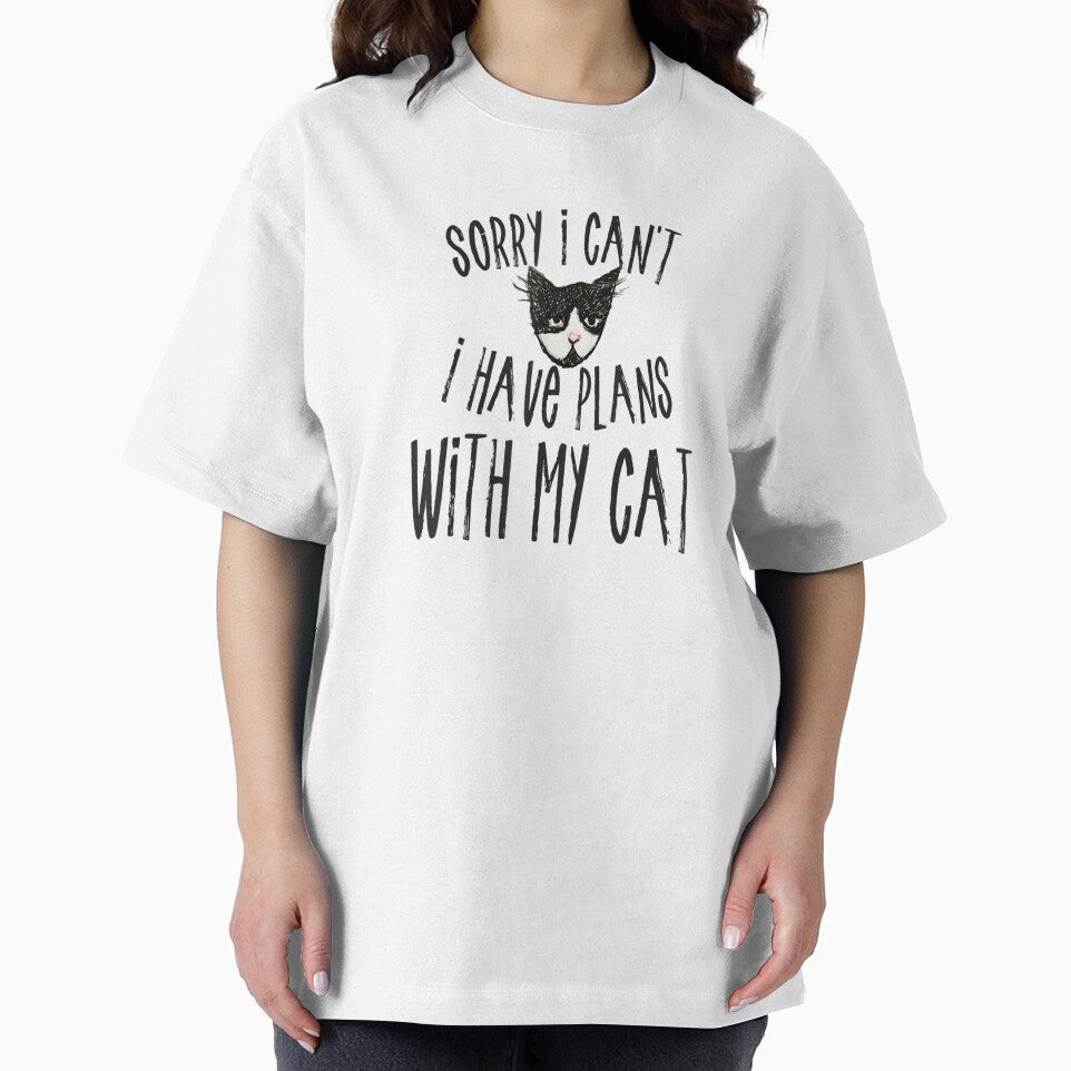 Sorry I can't I have plans with my Cat Funny Cat Owner Gift by SadikShop
