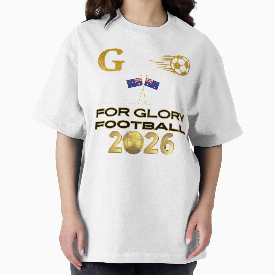 Australia Football 2026 For Glory | Australian Soccer Fan Gift | Football Supporter Pride | Gold Sports Design by Art IN Pack