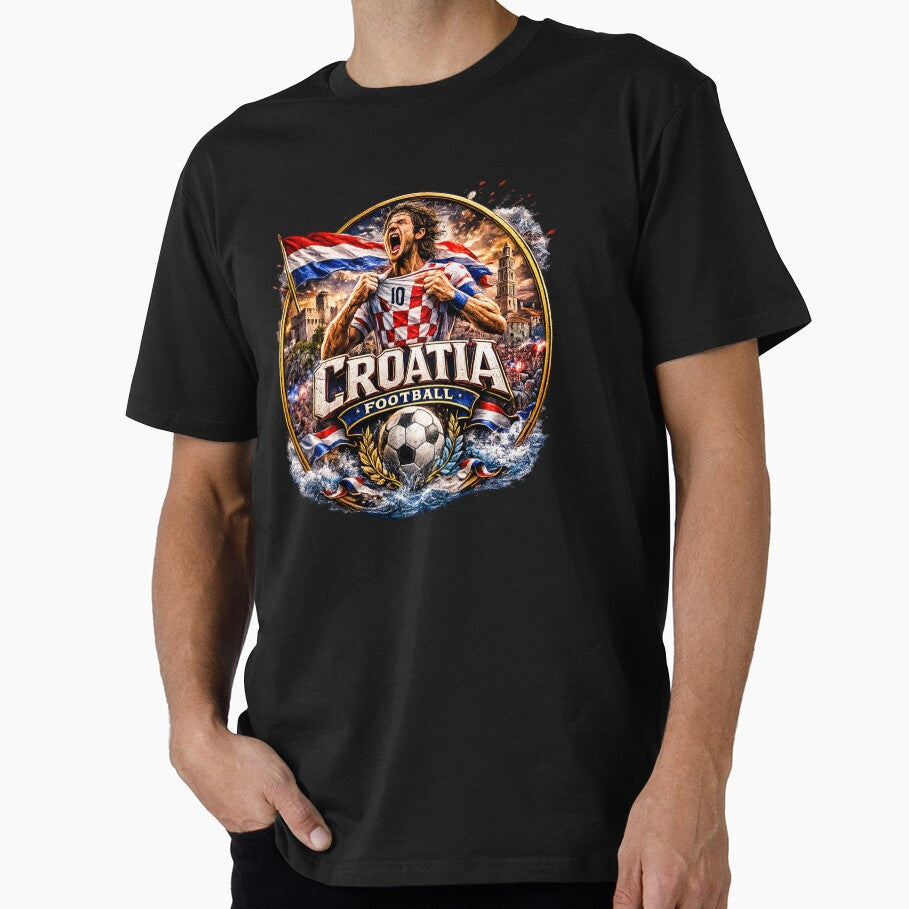 Croatia Football Badge Logo – Hardcore Soccer Fan Crest by TKOprintdesigns