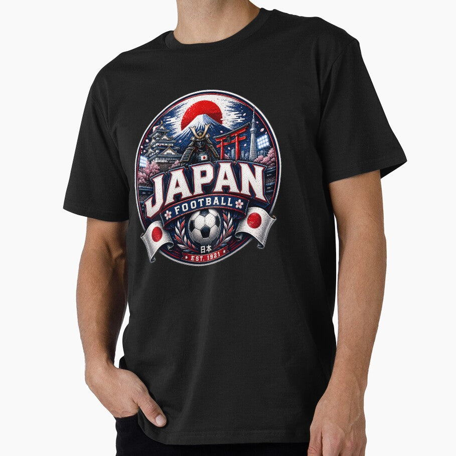 Japan Football Badge Logo – Hardcore Soccer Fan Crest by TKOprintdesigns