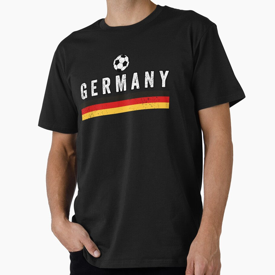 SOCCER TEAMS FLAG LINES - GERMANY - Fans and Teams for Men and Women T-shirt by wallsandpatts