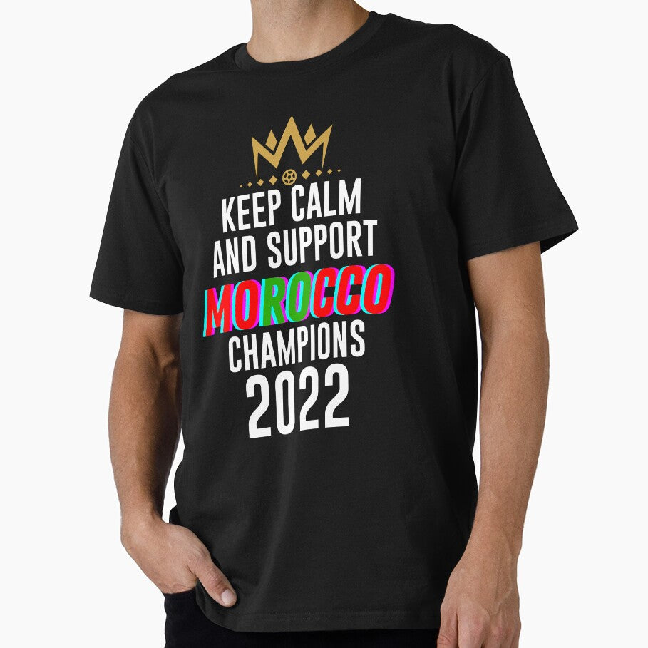 Keep calm and support Morocco | Morocco soccer team 2022 champions | Morocco soccer team qatar by wear4gamers