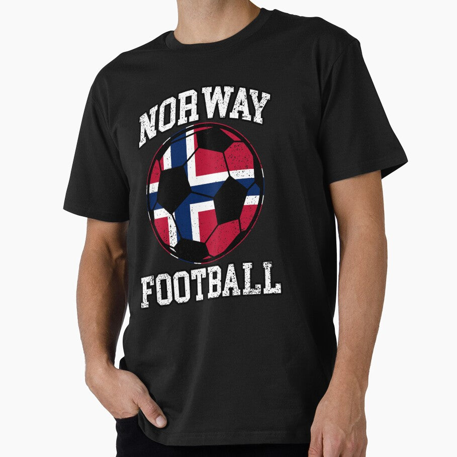 SOCCER BALL - NORWAY | Soccer Fans and Teams for Men and Women t-shirt by wallsandpatts