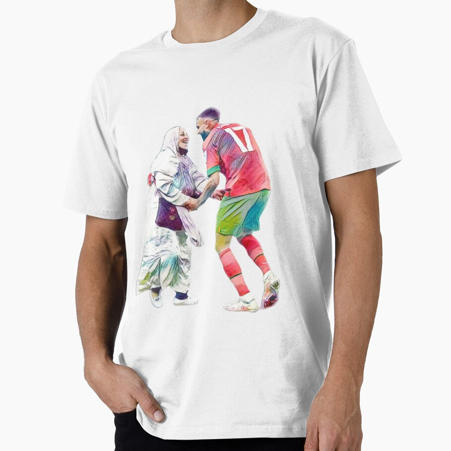 Boufal and his Mom dancing and celebrate their emotional journey by SweetbeStore