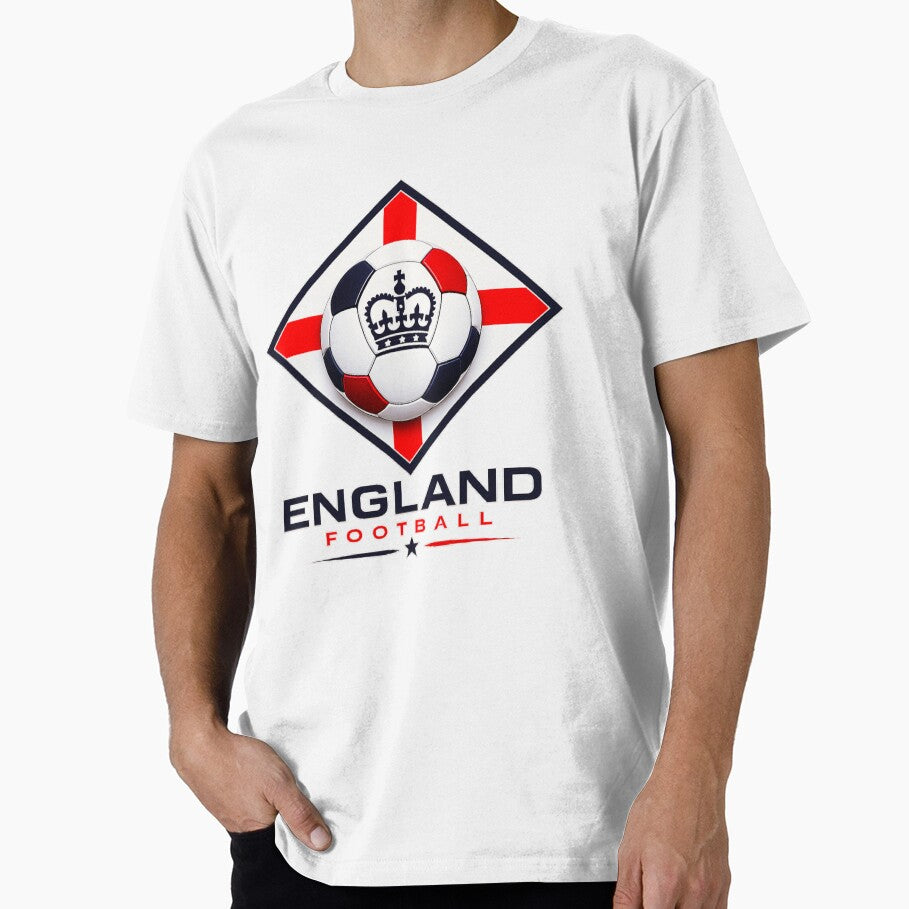 England Football Ultra Modern Minimal Color Blast Soccer Design by TKOprintdesigns