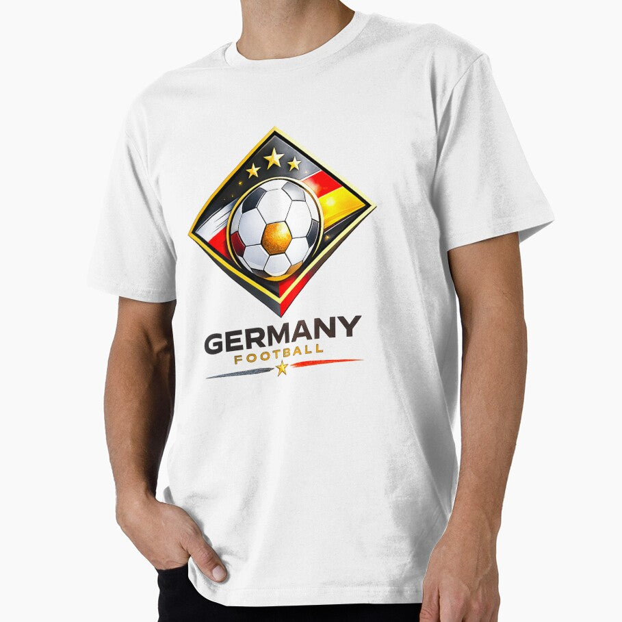 Germany Football Ultra Modern Minimal Soccer Design by TKOprintdesigns