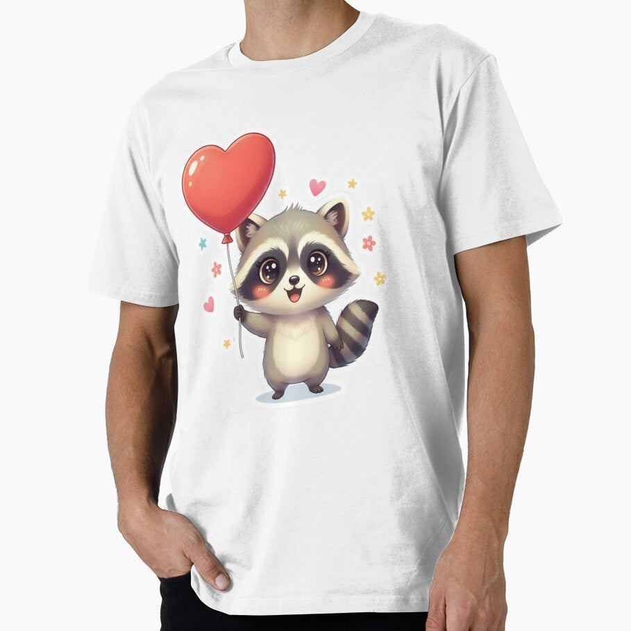 Heart-shaped raccoon by SimonsDesignArt