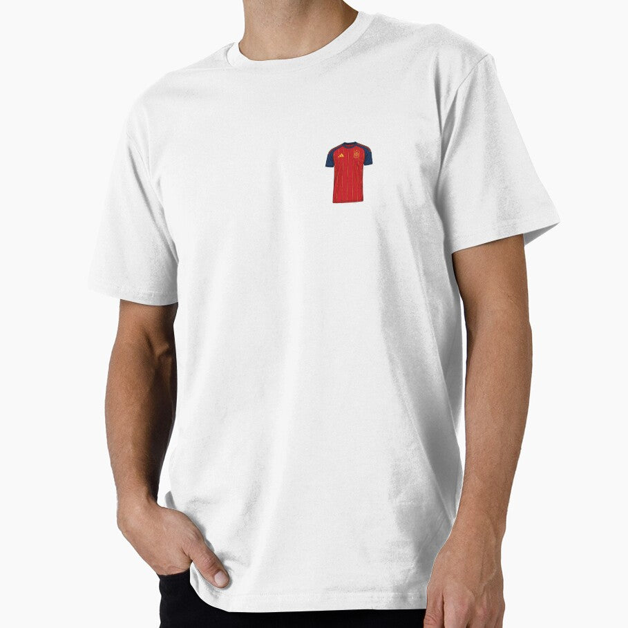 Spain National Team Red Soccer Jersey by rissershop