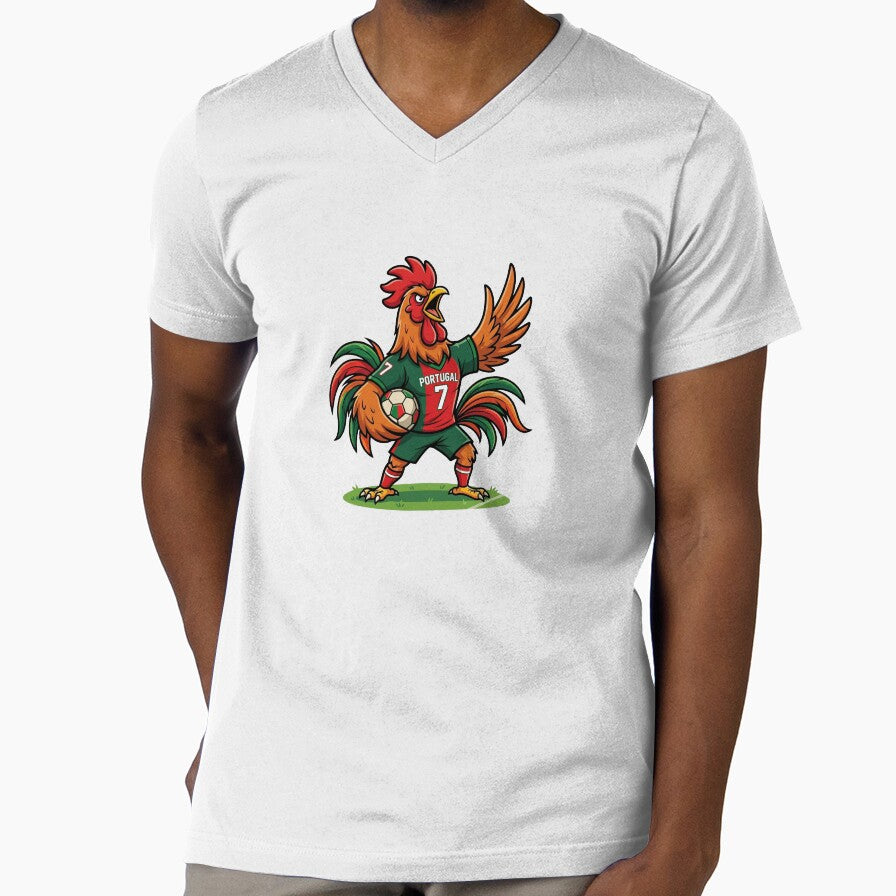 Portugal Rooster Soccer Player — Barcelos Selecao World Cup 2026 by David Mateo ArtWorks