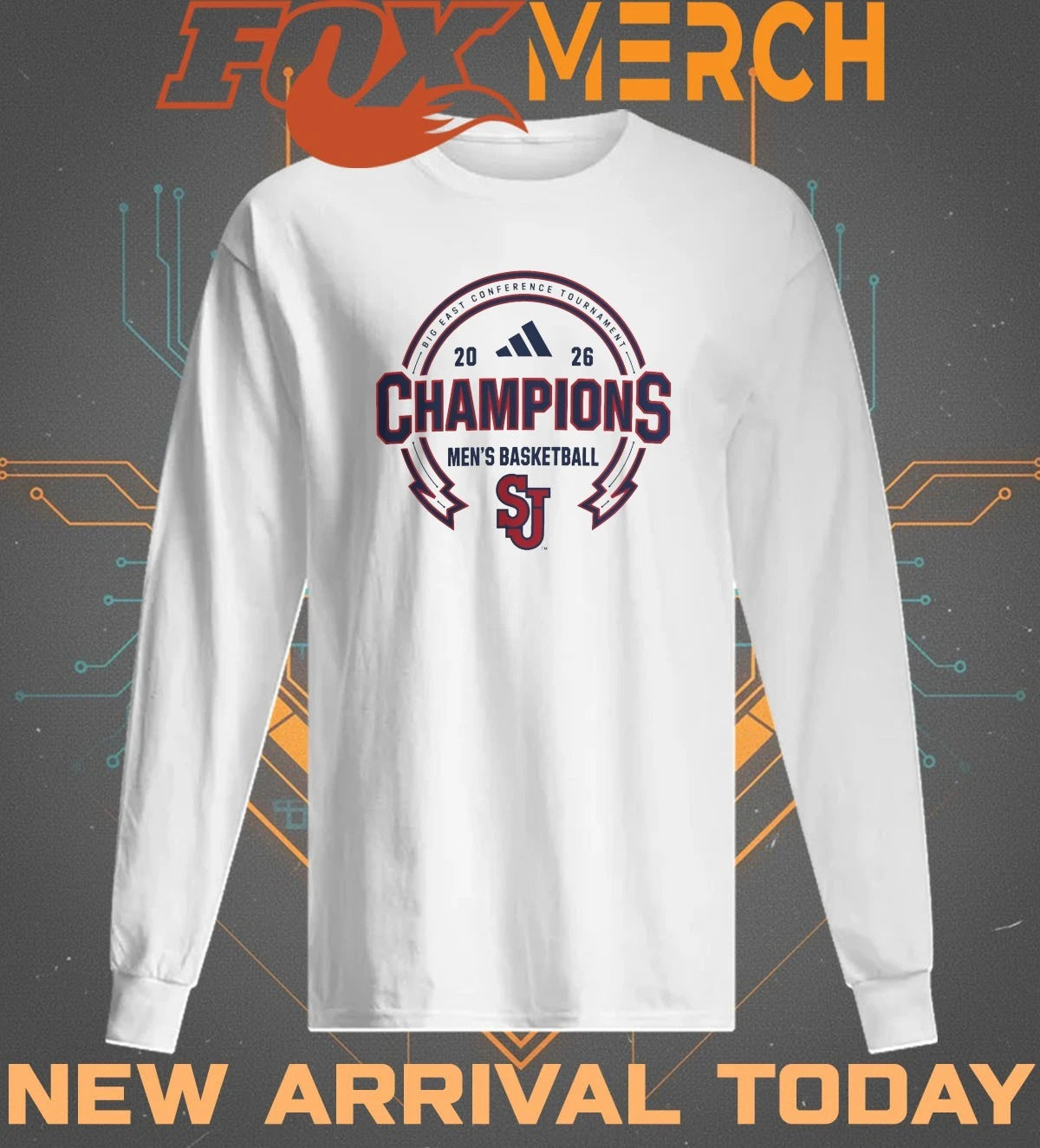 St. John’s Red Storm Men’s Basketball 2026 Big East Conference Tournament Champions t-shirt