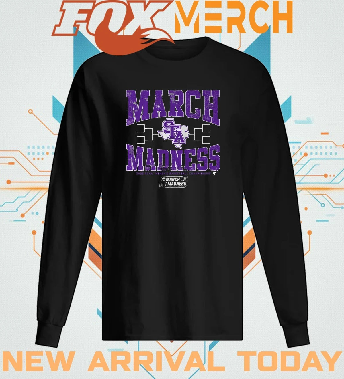 Stephen F. Austin Ladyjacks Women’s Basketball 2026 March Madness t-shirt
