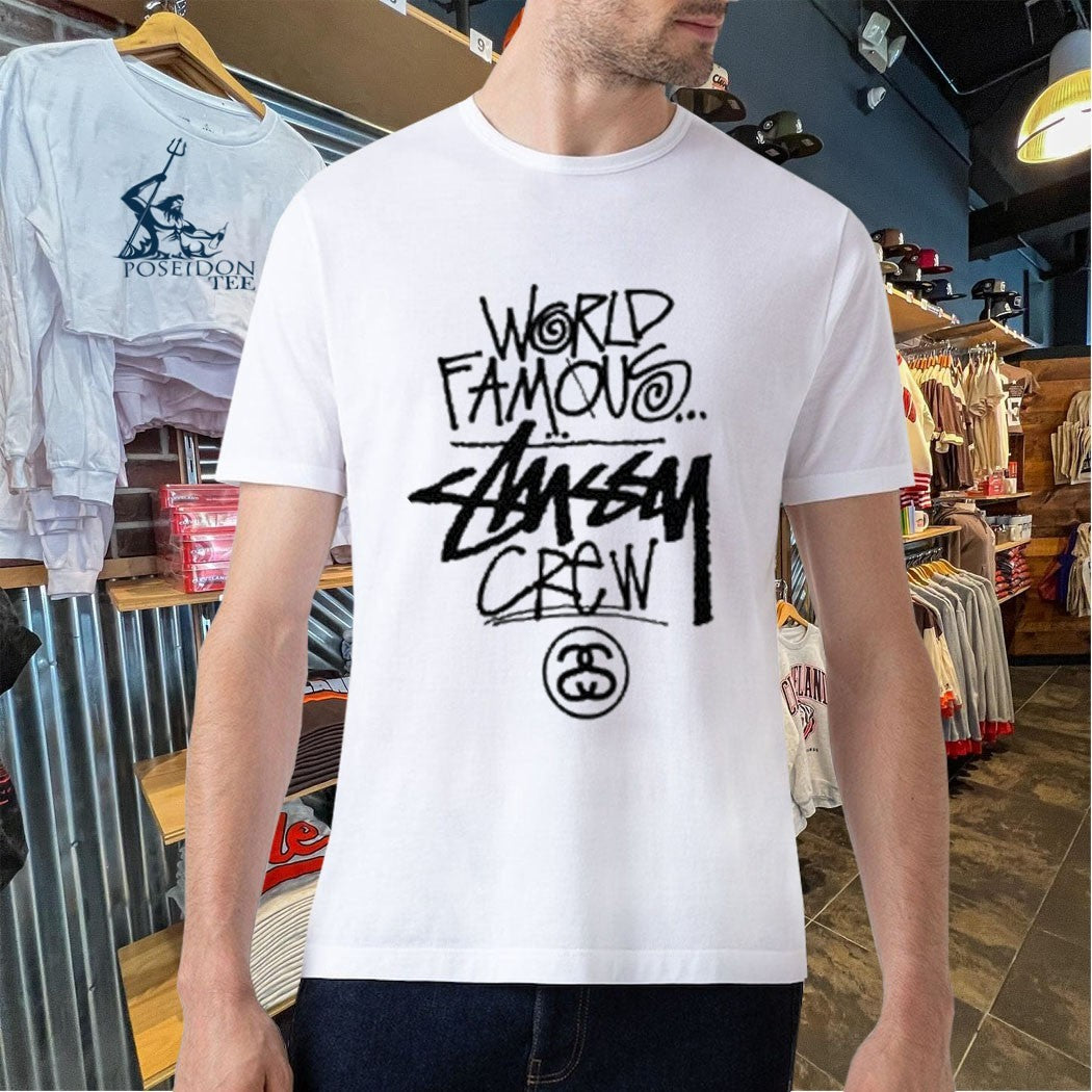 Stussy World Famous Crew T-shirt