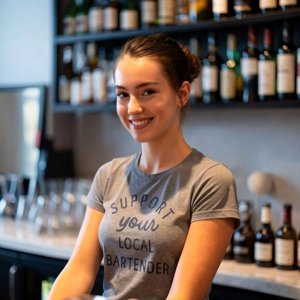 Support Your Local Bartender Women's T Shirt