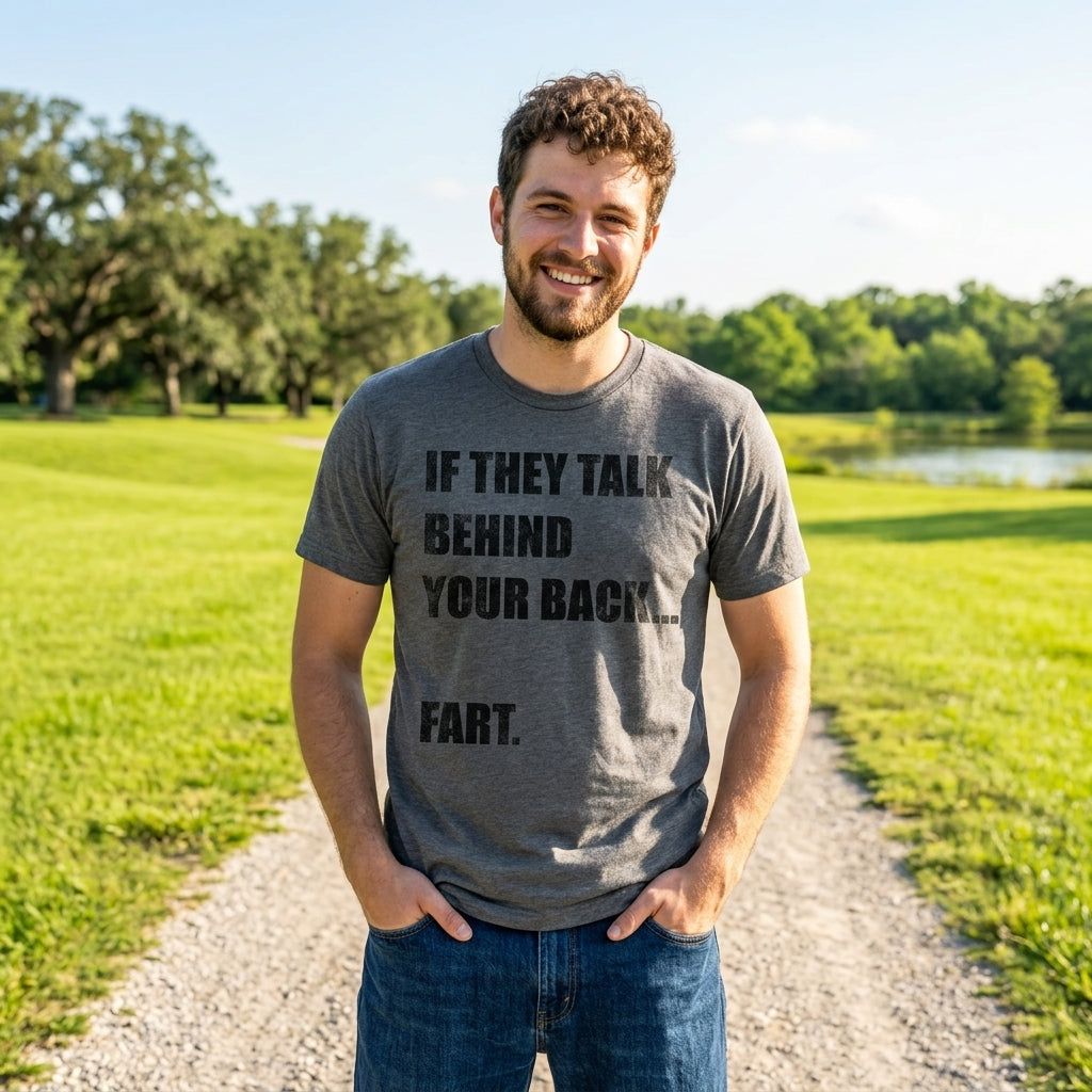 If They Talk Behind Your Back Fart Men's T Shirt