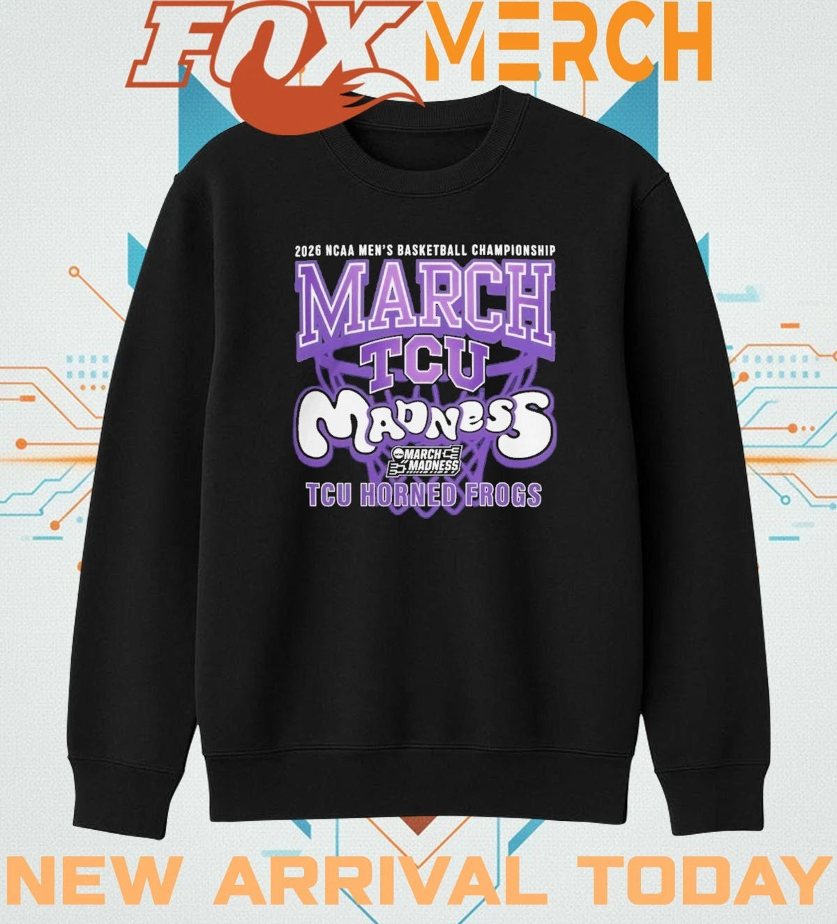 TCU Horned Frogs 2026 NCAA Men’s Basketball Championship March Madness t-shirt