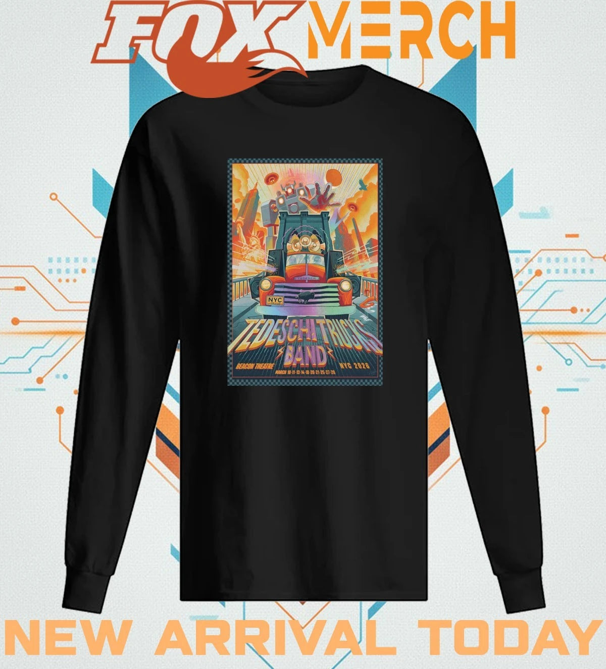 Tedeschi Trucks Band Beacon Theatre in NYC mar 10-28 2026 poster t-shirt