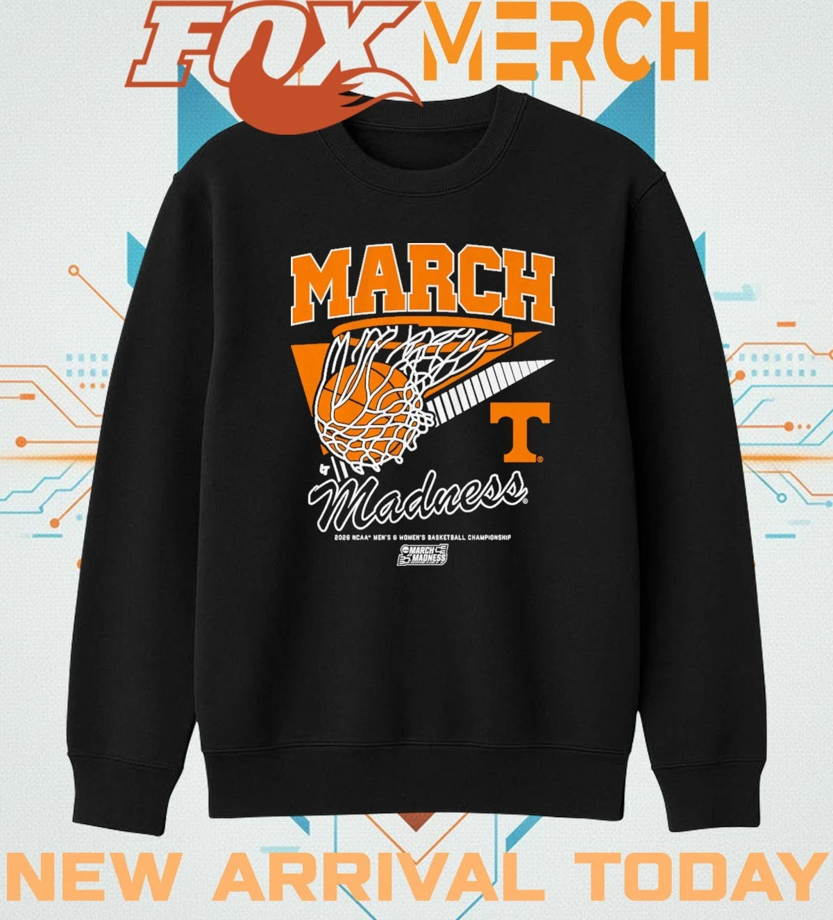 Tennessee Volunteers MBB &amp; WBB 2026 March Madness Retro Swish t-shirt